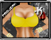 !P™ Cropped Top Yellow