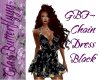 GBF~Chain Dress Black