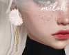[M]Fur pierced-white