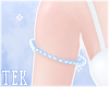 [T] Pearl armlets Blue