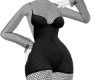 ACH I Black Fishnet Dres