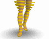 [JS] Yellow Thigh Boots