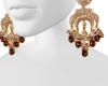 M! Royal Earrings Red