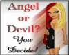 ANGEL OR DEVIL?? sticker