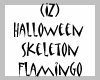 Skeleton Flamingo Decor