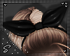 !S Cute Hair Bow Black