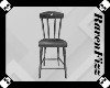 Dark Grey Wood Chair