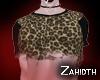 Leopard Ripped Crop Top