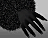 Black Gloves W/ Fur Lady