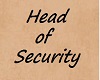 head of security