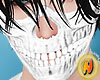 ! Face Mask White Skull
