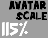 ð115% Avatar Scaler