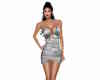 silver party dress