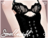 Femboy Black Lace Corset