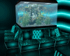 TEAL COUCH FISHTANK
