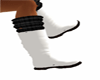 white boots/leg warmers