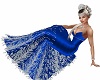 BC BEL BLUE VEELUV GOWN