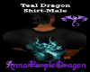 Teal Dragon Chaps-Male