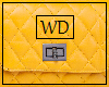 Yellow Leather Clutch 