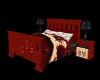 {w/poses} cherrywood bed