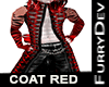COAT RED &BLACK