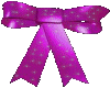 pink sparkle bow