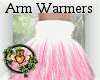 Pink Fur Arm Warmers