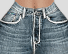 ғ' Jeans Blue Skin Y2k