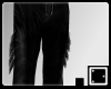` Fringe Leather Pants