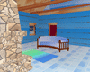 Blue romantic cabins