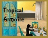 Tropical Armoire Turq
