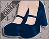 ⚓ | 50's Pumps Blue