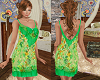 TF* Green Slip Dress