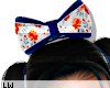 >Flower Headband Bow