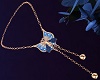 Blue Butterfly Necklaces