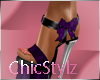 Purple Bow Dress Shoes