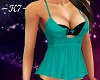 ~K7~ Flirty Tank Teal