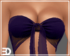 Purple Sheer Top Flares
