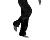 Il Baggy black jeans