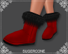 [SC] Fur Boots ~ Red