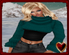 T♥ Teal Sweater Top