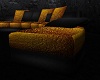 Wrinkled gold couch