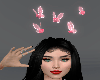 Pink Heart Butterflies