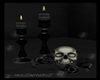 candles+skull