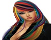 Rainbow Feather Hair