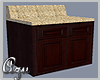 Dark Brwn Floor Cabinet