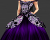Sugar Skulls Gown Purple