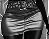Hot leather skirt