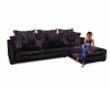 {LS} Purple Sofa