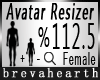 Avatar Scaler 112.5% F